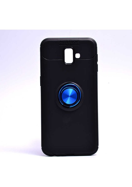 Samsung Galaxy J6 Plus Kılıf Yüzüklü Magnetli Ravel Case