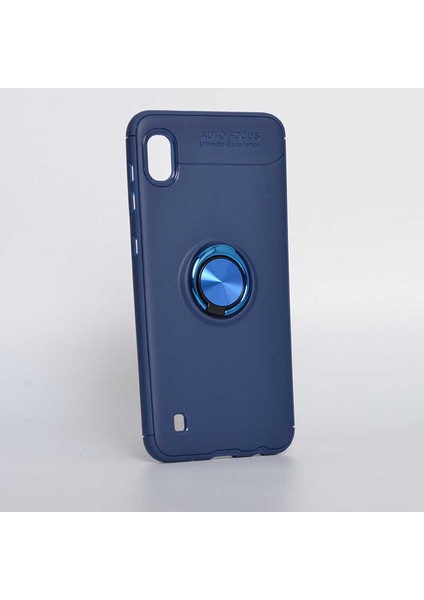 Samsung Galaxy A10 Kılıf Yüzüklü Magnetli Ravel Case
