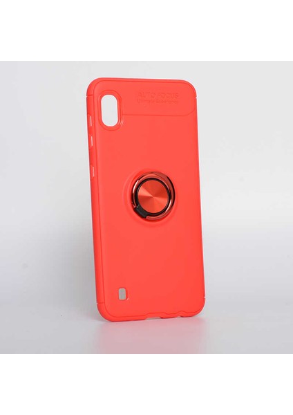 Samsung Galaxy A10 Kılıf Yüzüklü Magnetli Ravel Case