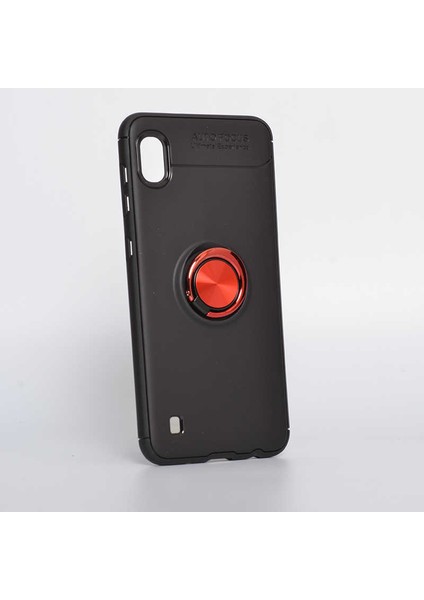 Samsung Galaxy A10 Kılıf Yüzüklü Magnetli Ravel Case