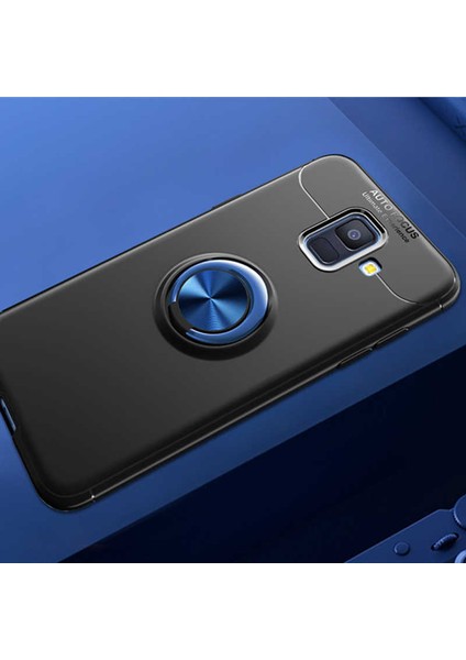 Samsung Galaxy A6 2018 Kılıf Yüzüklü Magnetli Ravel Case