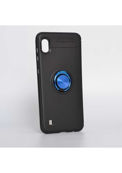Samsung Galaxy A10 Kılıf Yüzüklü Magnetli Ravel Case