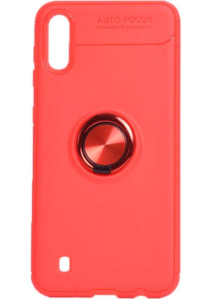 Samsung Galaxy A01 Kılıf Yüzüklü Magnetli Ravel Case