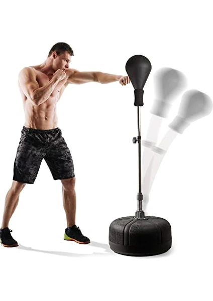 Boks Standı Punching Ball 120CM ile 156CM Yükseklik Ayarlı