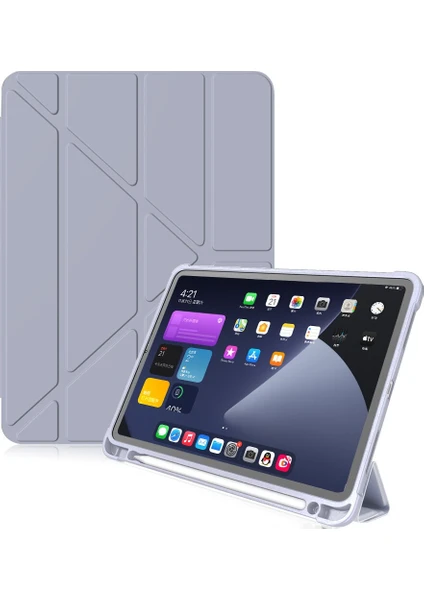 Apple iPad Air 3 10.5 Kılıf Kalem Bölmeli Trifolding Case A2152 A2123 A2153 A2154