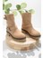 Bej Süet Kadın Bot & Bootie K025385500 1