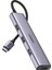 Alüminyum Type-C To 4 Portlu USB 3.0 Çoklayıcı Adaptör 1