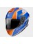 Kask mt Targo Pro Sound D4 Gloss Orange Şefaf Vizörlü 1