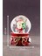Yeni Yıl Noel Baba ve Çam Ağacı Temalı Mini Boy Kar Küresi 6,5 cm 1