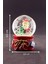 Yeni Yıl Noel Baba ve Çam Ağacı Temalı Mini Boy Kar Küresi 6,5 cm 3