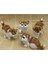 Güzel Gerçekçi Kedi Gerçek Kürk Kürklü Hayvan Ev Dekor Çocuk Hediyeler 11 * 8 cm (Yurt Dışından) 4