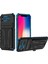 Apple iPhone Xs Max Için Kart Yuvası Tutucu Standlı Hibrit Askeri Sınıf Koruma Kılıfı Mavi (Yurt Dışından) 1