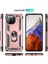 Xiaomi Mi 11 Pro Için Çift Katmanlı Ağır Askeri Sınıf Darbeye Halkalı Standlı Kılıf Rose Gold (Yurt Dışından) 2