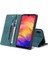 Xiaomi Redmi Note 7 / Note 7 Pro Için Premium Vintage Pu Deri Kılıf Mat Cüzdan Çevirme Standı Kapağı Mavi (Yurt Dışından) 3