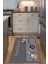 Dijital Baskılı Kaymaz Taban Yıkanabilir Fresh Kitchen Yazılı Gri Mutfak Halı YOLLUK-D5013 1