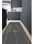 Dijital Baskılı Kaymaz Taban Yıkanabilir Gold Kitchen Yazılı Antrasit Mutfak Halı YOLLUK-D5014 3