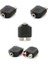 5 Adet Aux - Rca Dönüştürücü 3.5mm Ses Stereo Jak Dişi 2 Rca Dişi Ses Jack Konnektörü Çevirici 1
