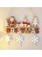 Ahşap Noel Kapı Asılı Oranment Duvar (Yurt Dışından) 2