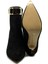 Siyah Vegan Süet Bootie - Renata 3