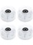 4 Paket Rulo Paten Tekerlek Aydınlık Işık Up, Rulmanlar ile - Çift Sıra Paten ve Kaykay Için Açık Tekerlekli Paten Tekerlekler 32X58MM, 82A - Pembe (Yurt Dışından) 2