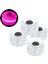 4 Paket Rulo Paten Tekerlek Aydınlık Işık Up, Rulmanlar ile - Çift Sıra Paten ve Kaykay Için Açık Tekerlekli Paten Tekerlekler 32X58MM, 82A - Pembe (Yurt Dışından) 5