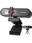 4K 8mp Hd Otomatik Netleme Web Kamera ile Tripod, Dahili Mikrofon, Dizüstü Bilgisayar Video Oyunu Için - 2k Siyah (Yurt Dışından) 3