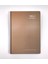 A4 Thebook Spiralli Sert Kapak Çizgili Defter 100 Yaprak Kahverengi 1
