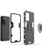 Xiaomi Redmi 10 Prime Batman Serisi Yüzük Standlı Armor Kılıf - Siyah 5