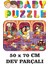 Aşçı Hayvanlar Mutfakta Dev Parçalı Eğlenceli Puzzle 50 x 70 cm Puzzle 1
