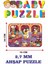Aşçı Hayvanlar Mutfakta Dev Parçalı Eğlenceli Puzzle 50 x 70 cm Puzzle 2