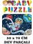 Astranot Kedi Uzay Yolculuğunda Dev Parçalı Eğlenceli Puzzle 50 x 70 cm Puzzle 1