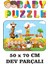 Sevimli Çiftlik Hayvanları Dev Parçalı Eğlenceli Puzzle 50 x 70 cm Puzzle 1