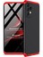 Samsung Galaxy A52S Kılıf Double Dip 360 Protective Siyah Kırmızı 1