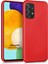 Matte Silicone Samsung Galaxy A52S Kılıf Kırmızı 1