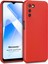 Matte Silicone Oppo A55 5g Kılıf Kırmızı 1