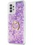 Samsung Galaxy A52S Kılıf Glitter Liquid Holder Mor 2