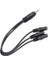 PM-4871 Kulaklık Mikrofon Çoklayıcı 3 Port 3.5mm Splitter Çevirici Dönüştürücü Adaptör 1