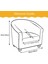 Kulüp Sandalye Slipcover Polyester Kaymaz Kaymaz Elastik Kol Sandalye Kapak Deseni 1 4