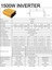 1500 W 12 V Tam Sinüs Inverter 2