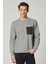 Alexander Gardi Alexandergardı Cep Detaylı Sweatshirt (E21-72902) 1