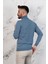Boğazlı Slimfit Erkek Triko Kazak 4