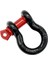 3/4 "tow Römork Kancası Kırmızı Siyah Yay Kelepçesi Clevis D-Yüzükler (Yurt Dışından) 1