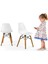 Eames Child Sandalye 2 Adet | Natural Ahşap Ayaklı 1