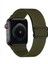 Yeni Nesil Apple Saat Band 42-44 mm Ayarlanabilir Elastik Solo Döngü Kordon - Haki 1