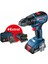 GSR 18V-50 Delme/vidalama Makinesi + 2x 2,0 Ah Çift Akü + 43 Parça Set + Alet Çantası 1
