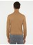 Erkek Camel Melanj Slim Fit Balıkçı Yaka Basic Triko Kazak 50248583-VR122 4