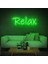 Relax Neon Duvar Yazısı Dekoratif Duvar Aydinlatmasi Gece Lambası 1
