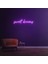 Sweet Dream Neon Duvar Yazısı Dekoratif Duvar Aydinlatmasi Gece Lambası 1