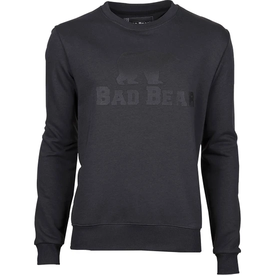 Bad Bear Bad Bear Crewneck Erkek Siyah Sweatshirt 20.02.12.011-C02