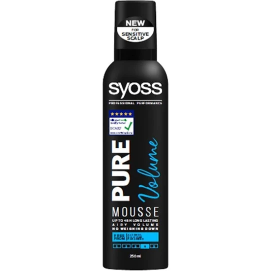 Syoss  Syoss Pure Volume Saç Köpüğü 250 ml Kategori Saç Köpüğü